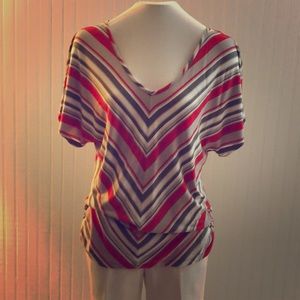 Women’s Old Navy striped V top size S/P